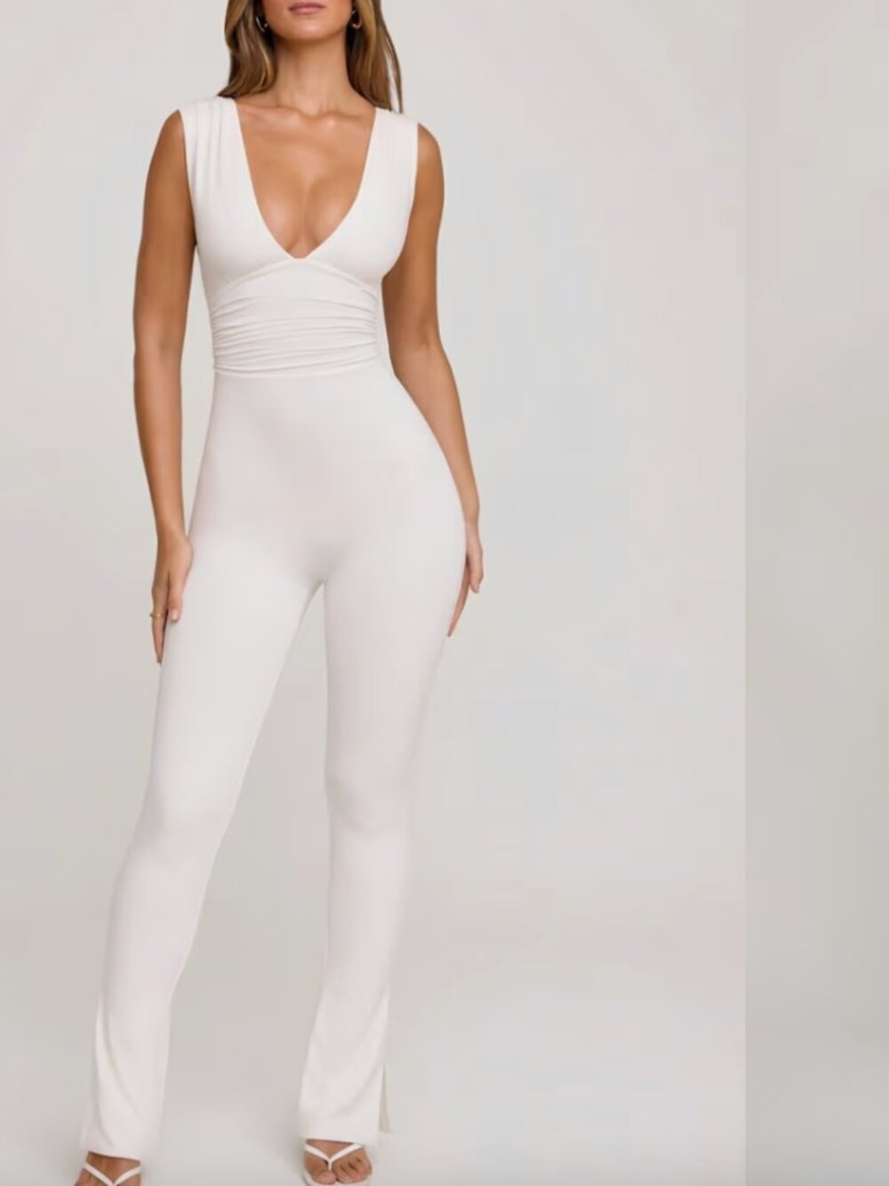 Oh Polly White Sculpting Jumpsuit – New With Tags 🤍